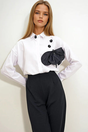 Trendy Oversized Woven Shirt