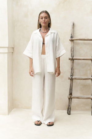 Premium Linen Shirt & Pants Set