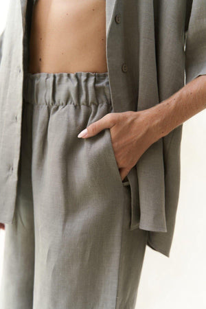 Premium Linen Shirt & Pants Set