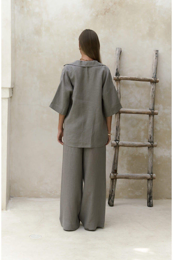 Premium Linen Shirt & Pants Set