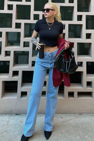 Stylish Denim Jacket & Outfit Set