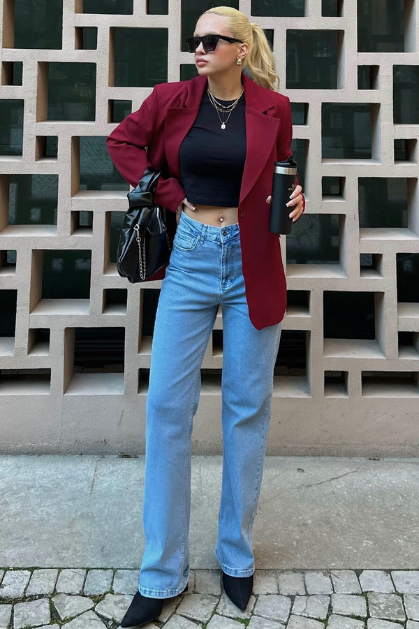 Stylish Denim Jacket & Outfit Set