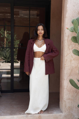 Brenna – Premium Linen Blazer