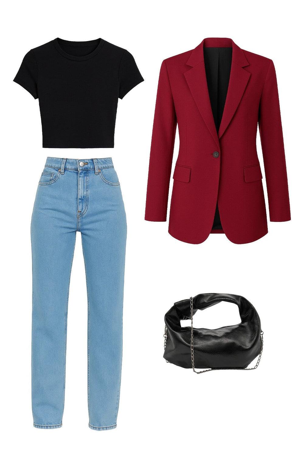 Stylish Denim Jacket & Outfit Set