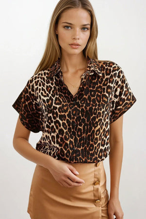 Trendy Floral Viscose Blouse