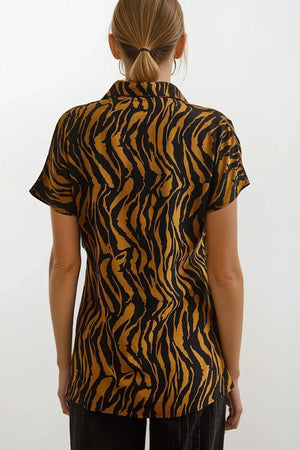 Trendy Floral Viscose Blouse