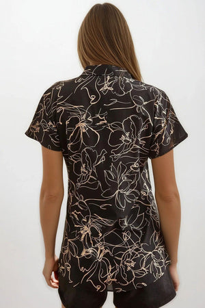 Trendy Floral Viscose Blouse