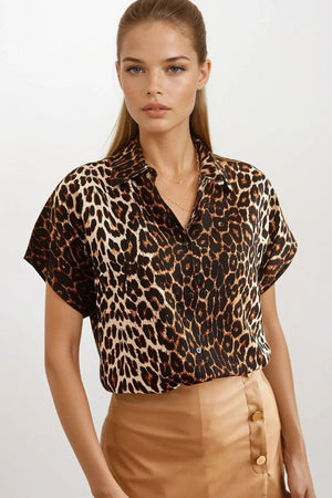 Trendy Floral Viscose Blouse