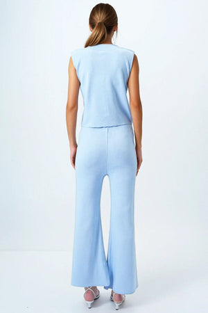 Elegant Knit Set: Top & Trousers
