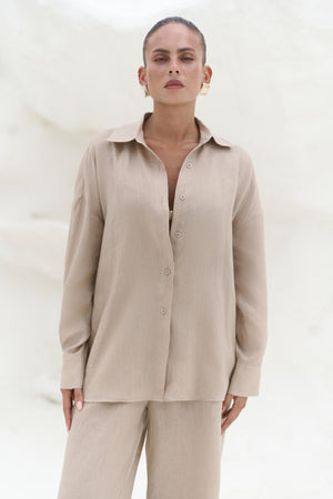 Jelsomina – Premium Oversized Linen Suit