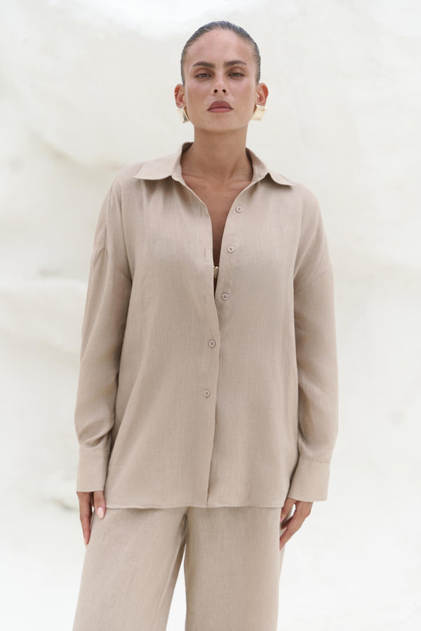 Jelsomina – Premium Oversized Linen Suit