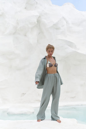 Jelsomina – Premium Oversized Linen Suit