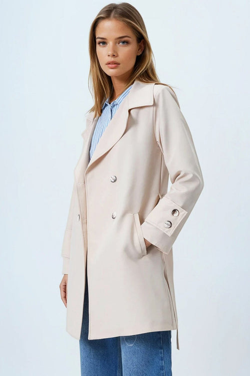 Chic Double-Breasted Trench