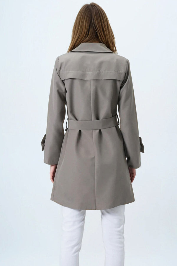 Chic Double-Breasted Trench