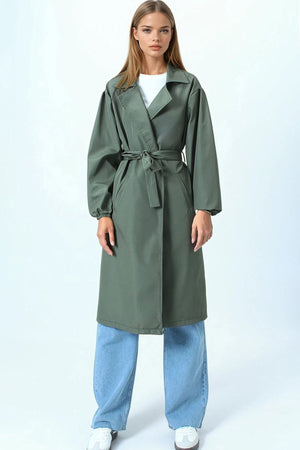 Elegant Double-Breasted Trench Coat