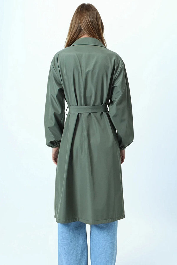 Elegant Double-Breasted Trench Coat