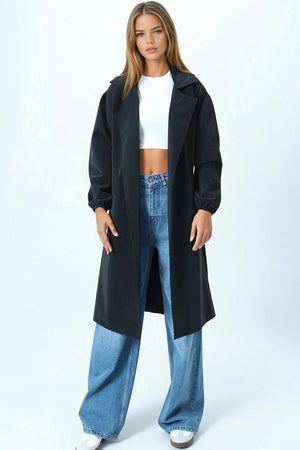 Elegant Double-Breasted Trench Coat
