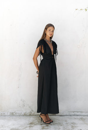 Manarola – Elegant Beige Maxi Dress