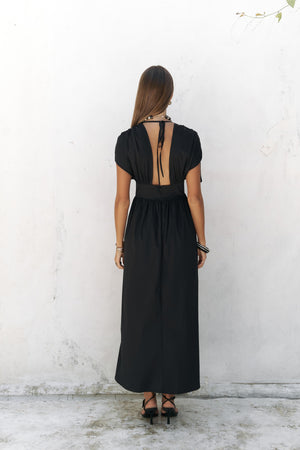 Manarola – Elegant Beige Maxi Dress