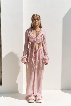 Bohemian Ruffle Top Set