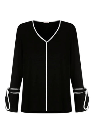 Elegant Bow-Detail Blouse