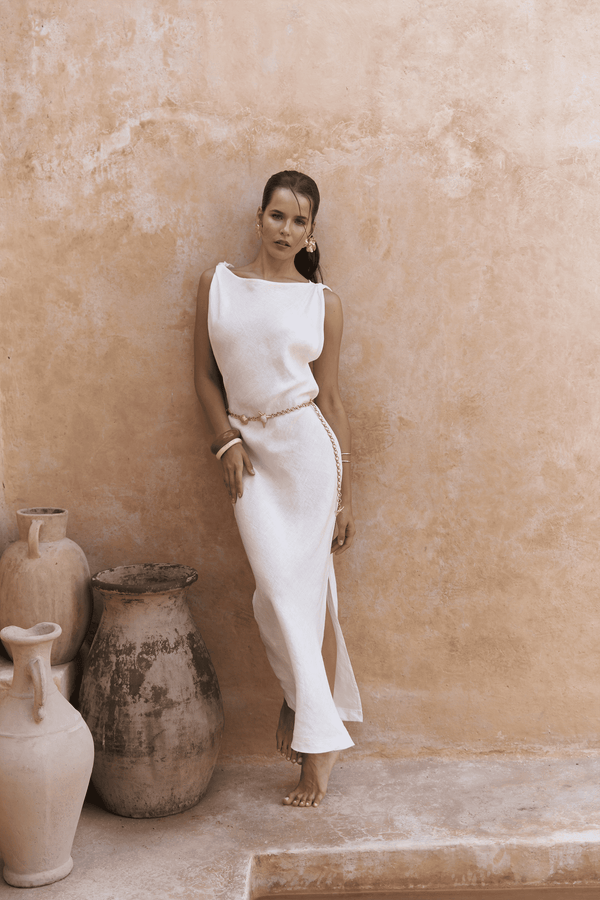 Barabla – Premium Sleeveless Linen Dress