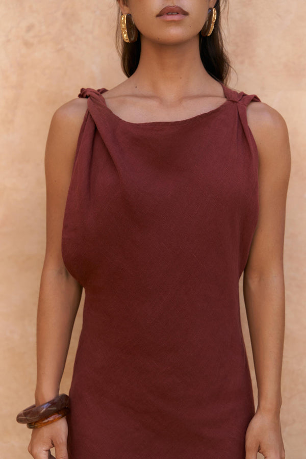 Barabla – Premium Sleeveless Linen Dress