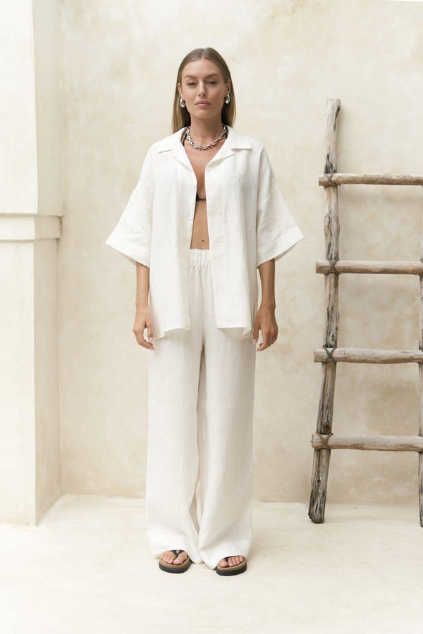 Premium Linen Shirt & Pants Set