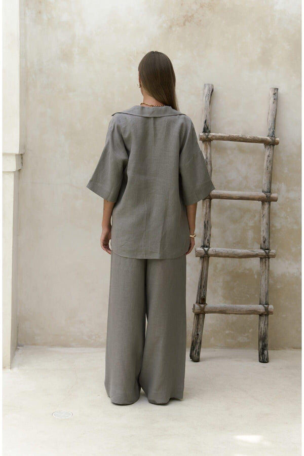 Premium Linen Shirt & Pants Set