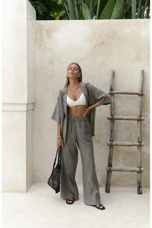 Premium Linen Shirt & Pants Set