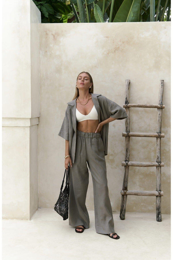 Premium Linen Shirt & Pants Set