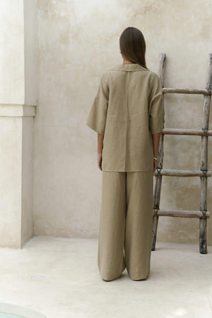 Premium Linen Shirt & Pants Set