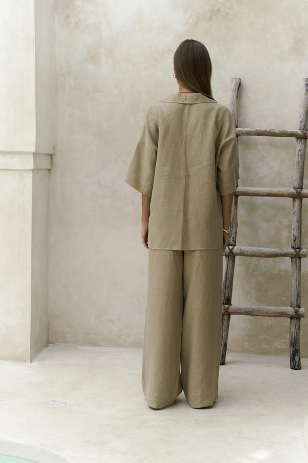 Premium Linen Shirt & Pants Set