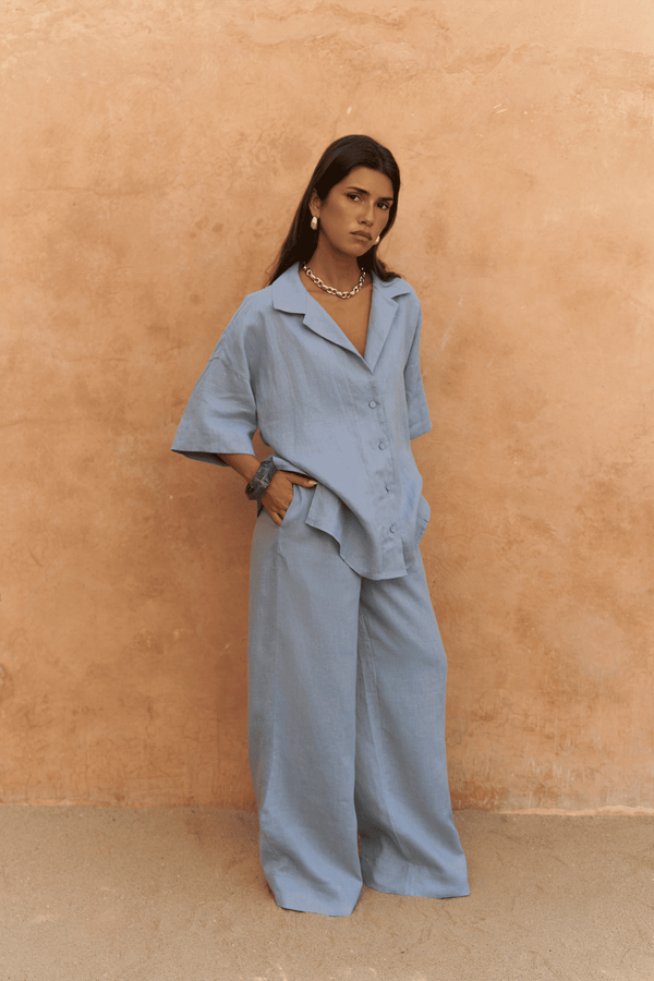 Premium Linen Shirt & Pants Set