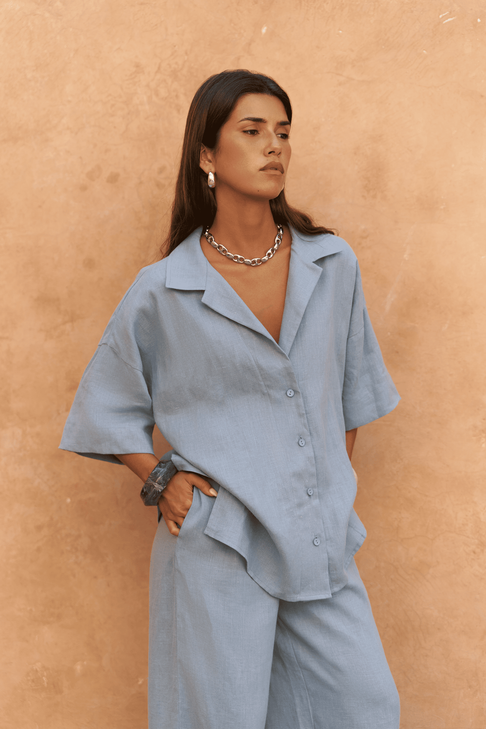 Premium Linen Shirt & Pants Set