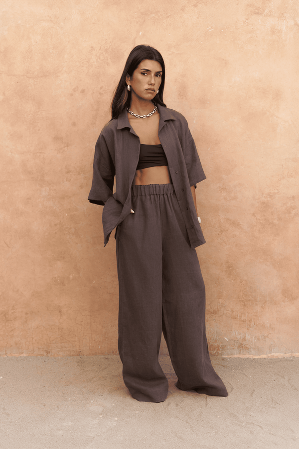 Premium Linen Shirt & Pants Set