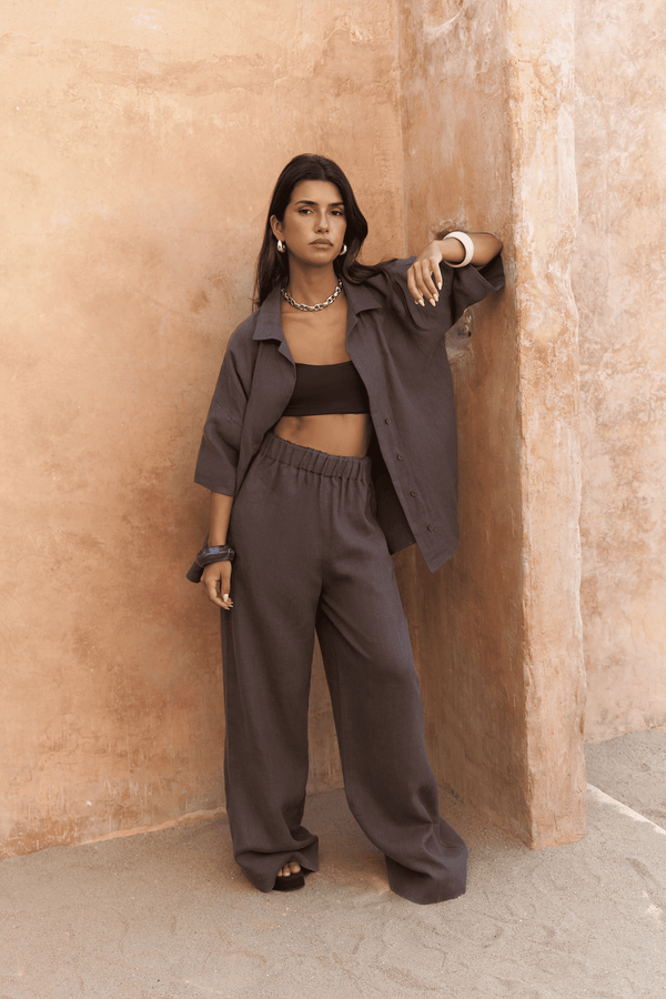 Premium Linen Shirt & Pants Set