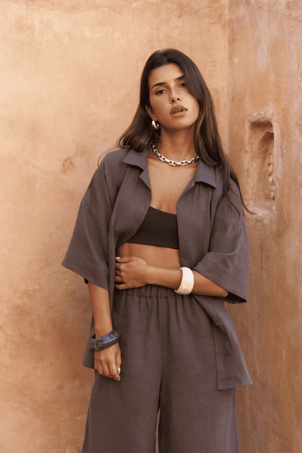 Premium Linen Shirt & Pants Set