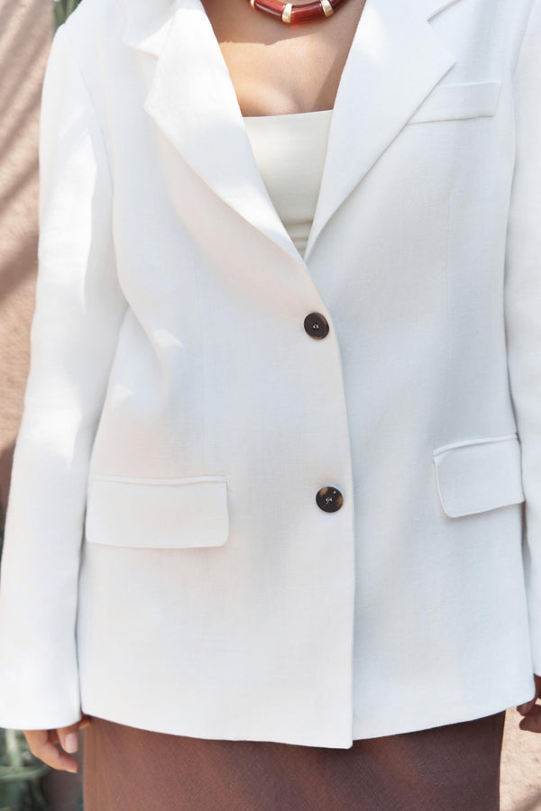 Brenna – Premium Linen Blazer