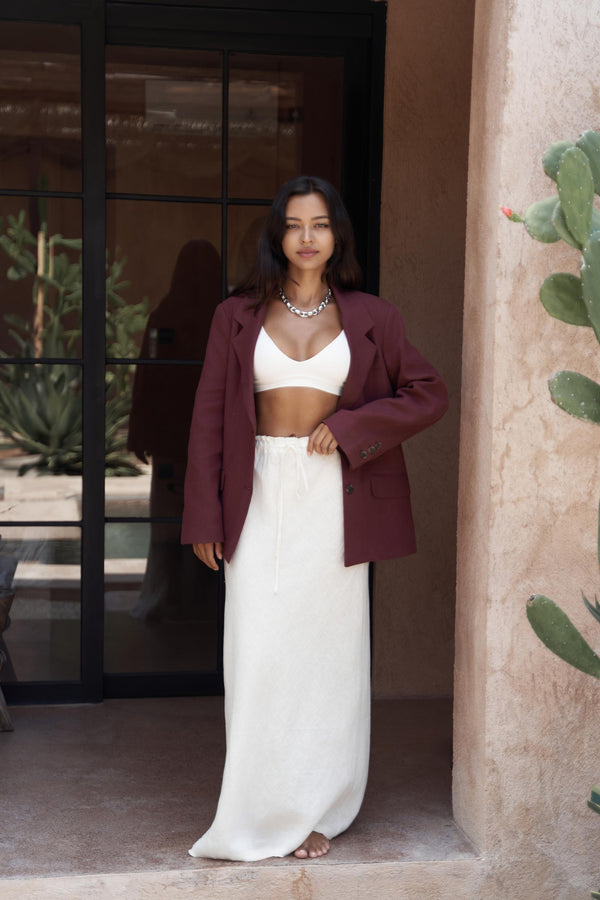Brenna – Premium Linen Blazer