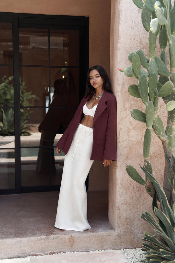 Brenna – Premium Linen Blazer