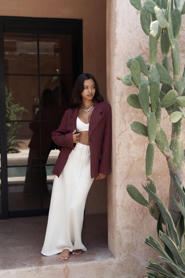 Brenna – Premium Linen Blazer