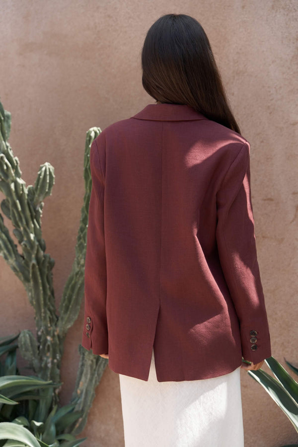 Brenna – Premium Linen Blazer