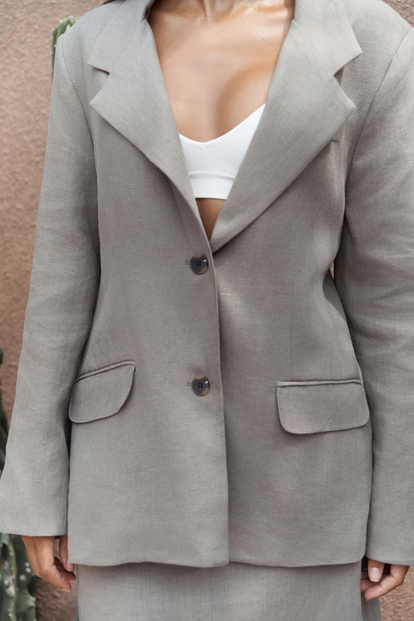 Brenna – Premium Linen Blazer