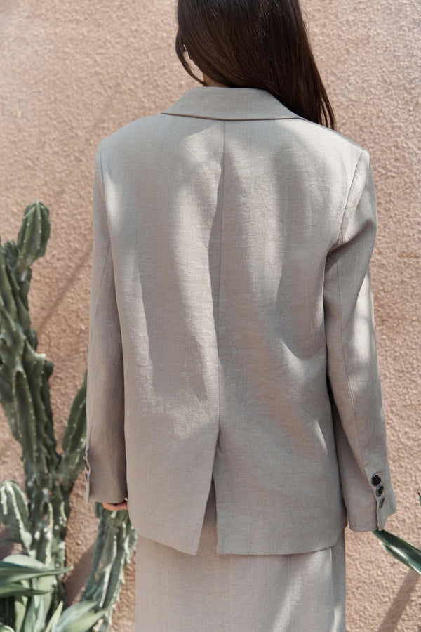 Brenna – Premium Linen Blazer