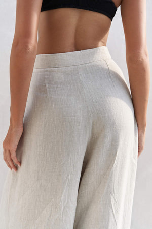 Premium Linen Palazzo Pants – Dapper