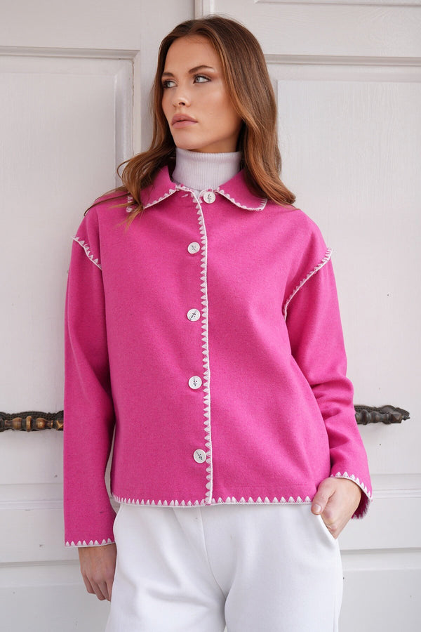 Elegant Collared Long Sleeve Cardigan