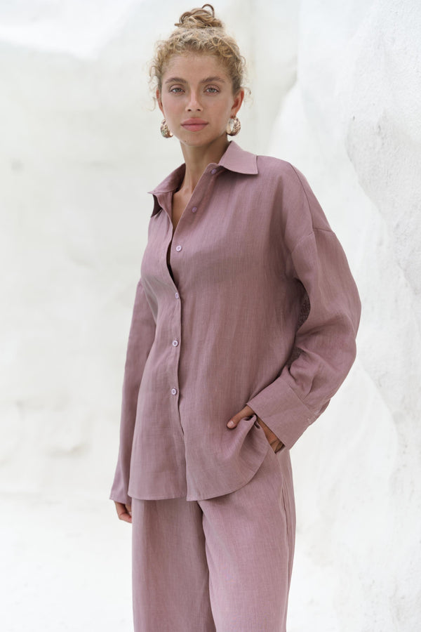 Jelsomina – Premium Oversized Linen Suit