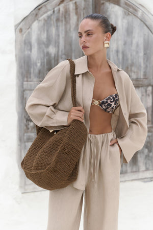 Jelsomina – Premium Oversized Linen Suit