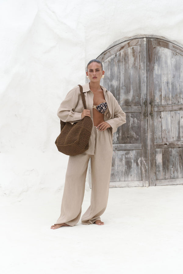 Jelsomina – Premium Oversized Linen Suit
